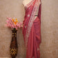 PITA AARI MACHINE WORK SAREE ON SHIMMER FABRIC WITH HEAVY BUTTI (WITH BLOUSE) ##SR553