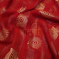 GEORGETTE FABRIC SAREE WITH BEAUTIFUL MORPANKH DESIGN & FOIL WORK  ##SR0137