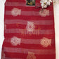 GEORGETTE FABRIC SAREE WITH BEAUTIFUL MORPANKH DESIGN & FOIL WORK  ##SR0137