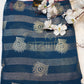 GEORGETTE FABRIC SAREE WITH BEAUTIFUL MORPANKH DESIGN & FOIL WORK  ##SR0137
