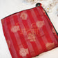 GEORGETTE FABRIC SAREE WITH BEAUTIFUL MORPANKH DESIGN & FOIL WORK  ##SR0137