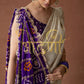 GOTA PATTI HANDWORK SAREE ON IVORY WHITE COLOUR ON BROCKET SILK FABRIC (WITH BLOUSE) ##SR0280