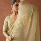 GOLDEN TISSUE SILK SAREE WITH HEAVEY BEATS WORK STITCH BLOUSE SAREE ##SR0283