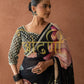 PURE CREP SILK DIGITAL PRINT SAREE WITH MIRROR WORK AND HEAVEY MIRROR WORK STITCH BLOUSE ##SR0285