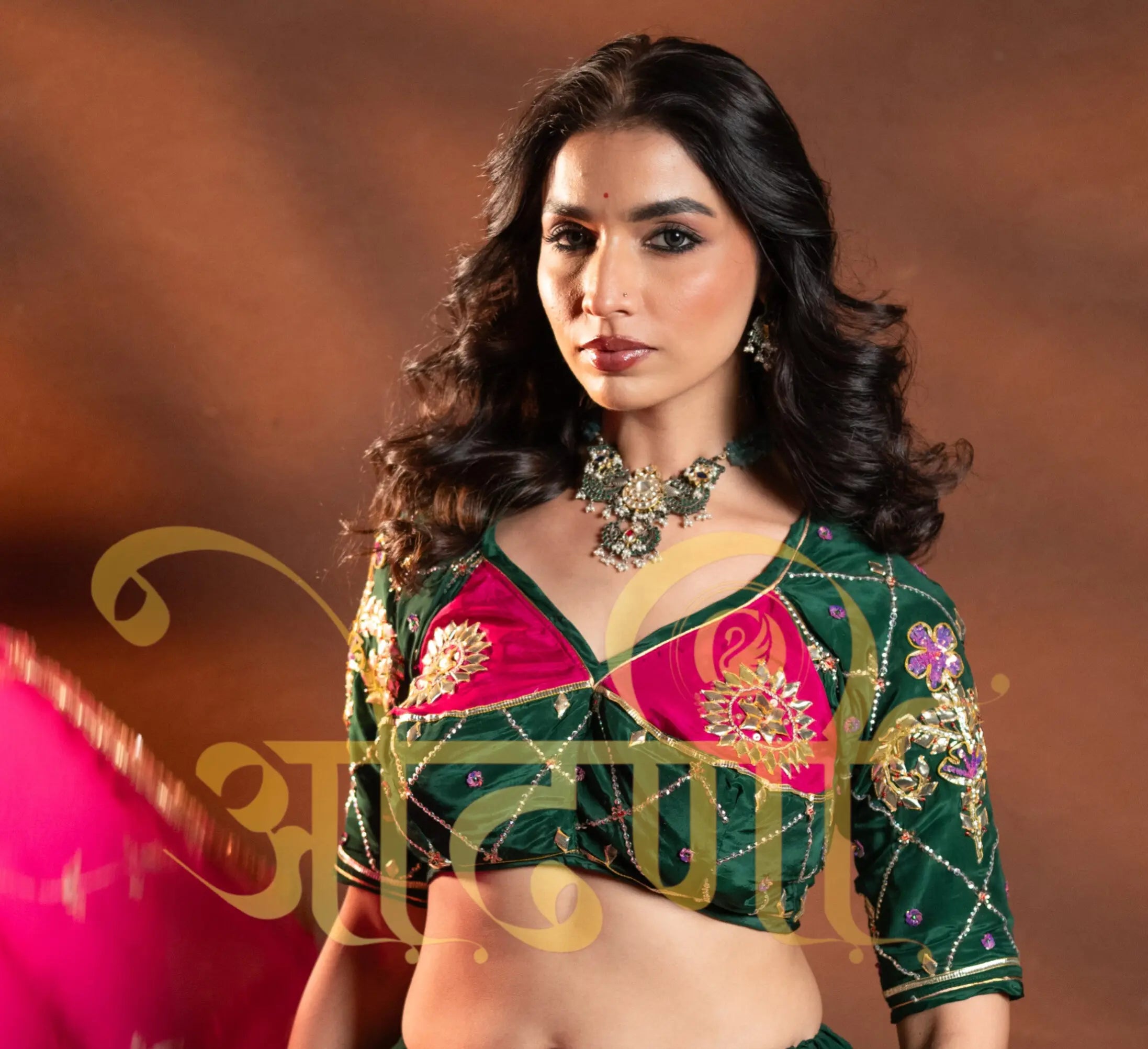 Full Flair Lehenga with Rajasthani Angi Blouse & Vintage Jaal Dupatta (PRE-BOOKING ITEM)