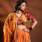 FULL FLAIR BANDHANI DESIGN GOTA PATTI LEHENGA WITH RAJASTANI ANGI BLOUSE AND VINTAGE JALL DUPATTA  ##LC023