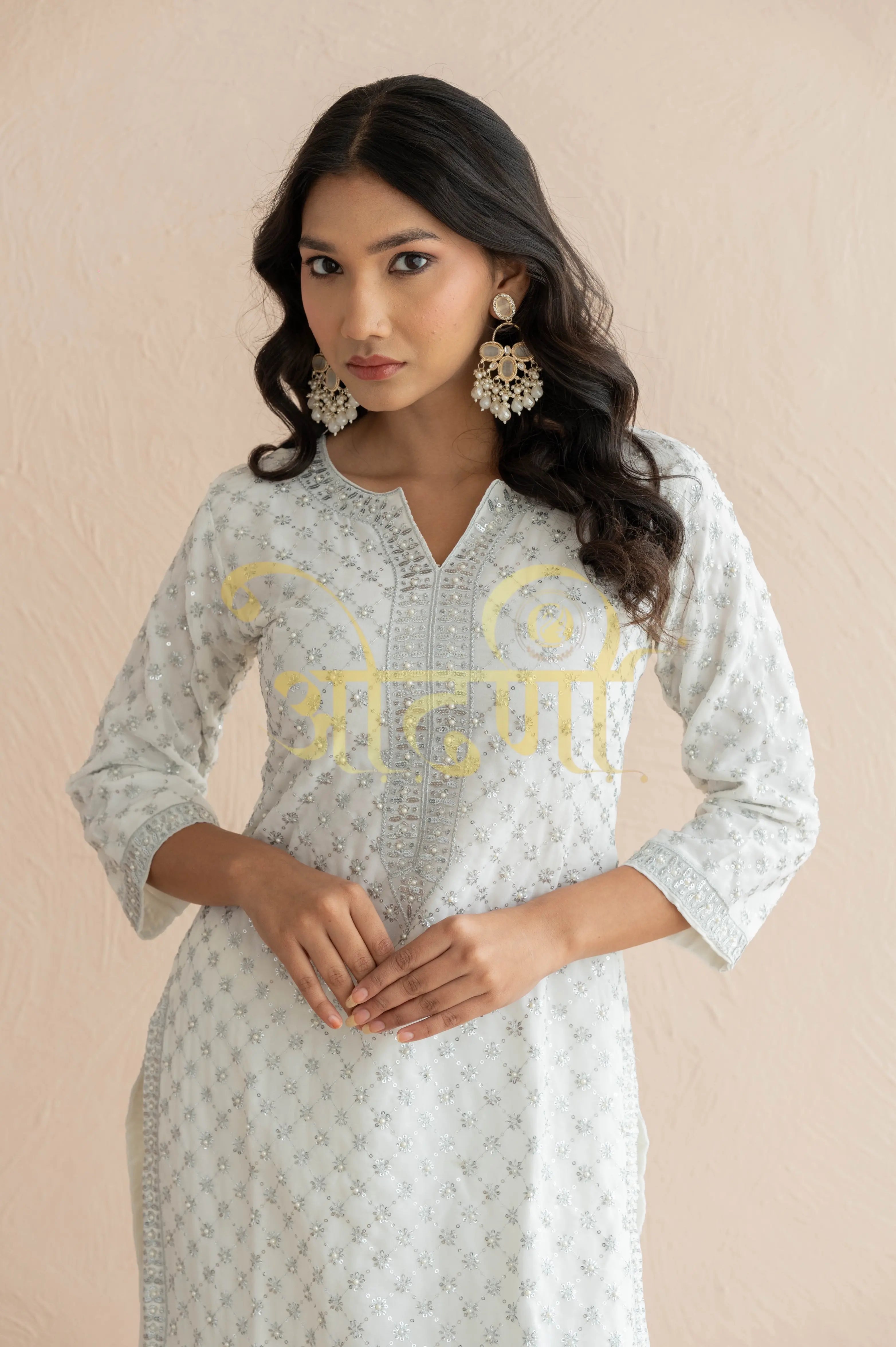 Chikankari 3-Piece Suit SUIT ON GEORGETTE FABRIC