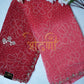 A Rajasthani Bandhani Saree Made of Georgette Fabric with Cutdana handwork##SR051