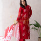 STRAIGHT FIT 3-PIECE SUIT WITH PRINTED DUPATTA ##SP099