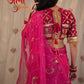 RAJASTHANI AANGI BLOUSE WITH GOTAPATTI WORK (UNSTITCHED) ##HB032