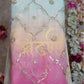 Rajwadi saree moss georgette fabric with aari tari work and jaal pattern ##SR005