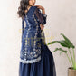 PLAZO 3-PEICE SUIT WITH SEQUENCE WORK AND DUPATTA ##SP098
