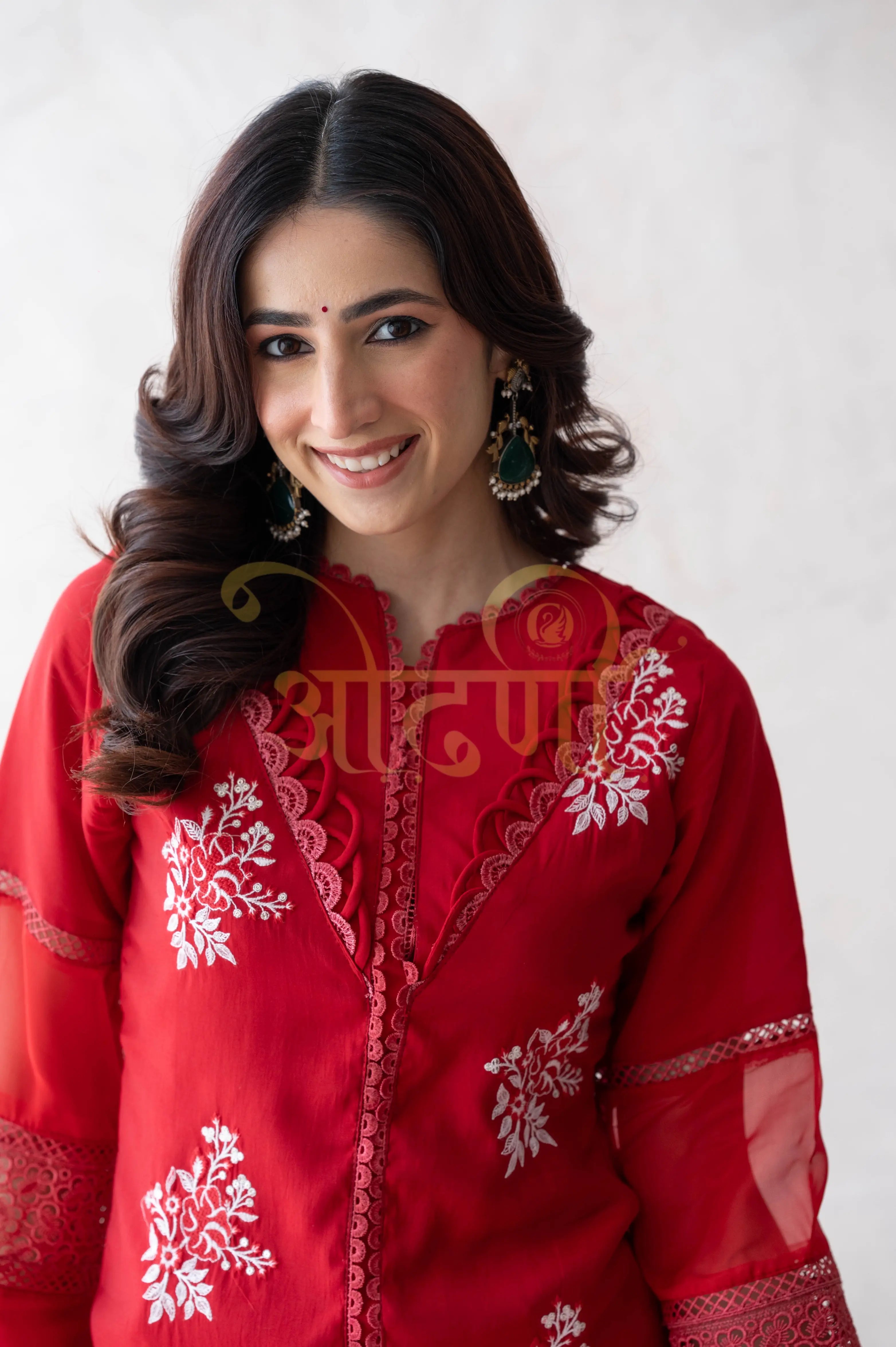 STRAIGHT FIT 3-PIECE SUIT WITH PRINTED DUPATTA