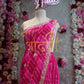 LEHRIYA SAREE WITH GOTAPATTI WORK ON GEORGETTE FABRIC   ##SR048