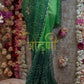 A Rajasthani Bandhani Saree Made of Georgette Fabric with Cutdana handwork##SR051