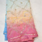 Rajwadi saree moss georgette fabric with aari tari work and jaal pattern ##SR005