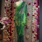 A Rajasthani Bandhani Saree Made of Georgette Fabric with Cutdana handwork##SR051