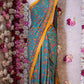 BANGALORE SILK SAREE WITH ZARRI BORDER WITH CULTURAL MOTIVE (WITH BLOUSE) ##SR602