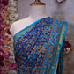 BANGALORE SILK SAREE WITH ZARRI BORDER WITH CULTURAL MOTIVE (WITH BLOUSE) ##SR602