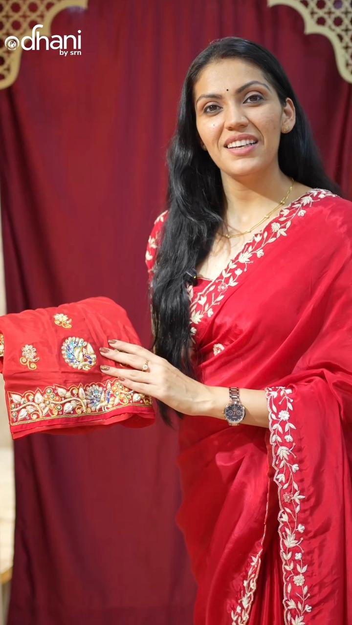 Kolkata Handwork Blouse with Elegant Zardosi Work Design