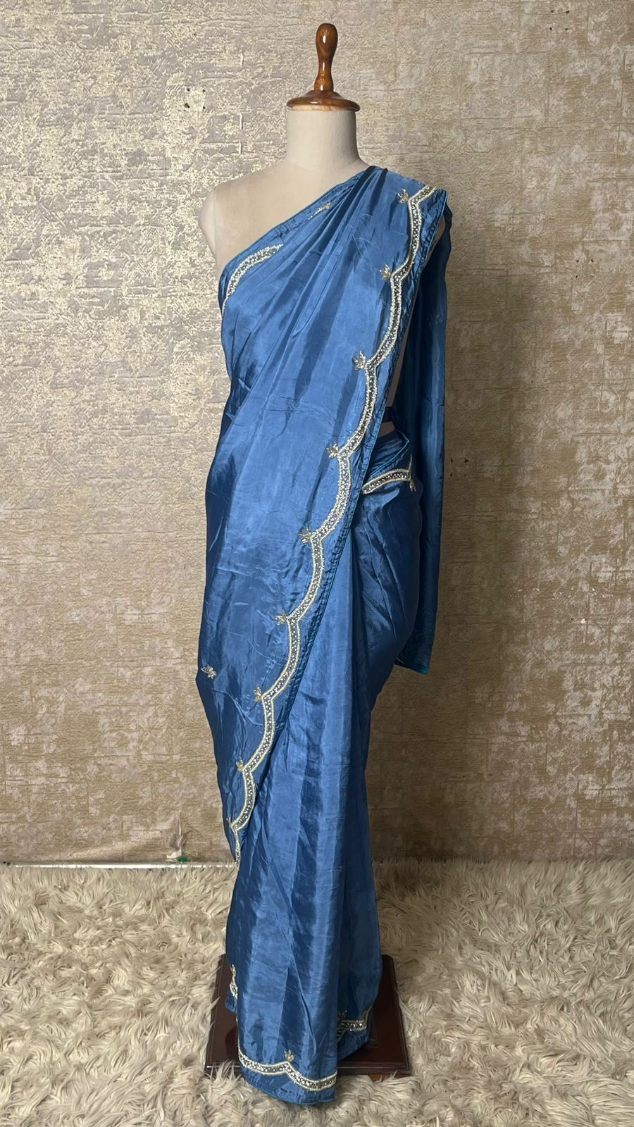 Elegant Handwork Designer Saree for Festive & Traditional Wear