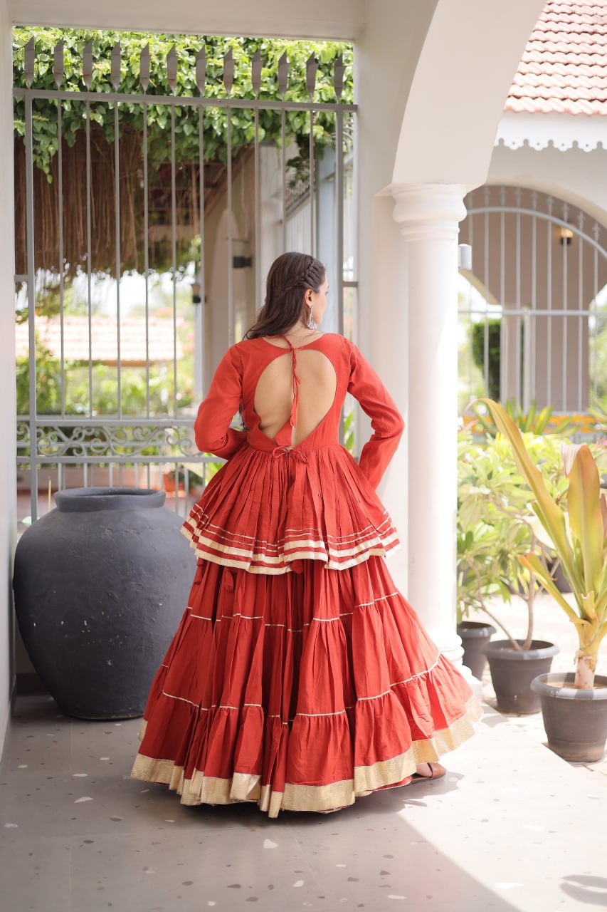 Premium Gota Patti Work Lehenga Choli for Festive & Wedding Wear