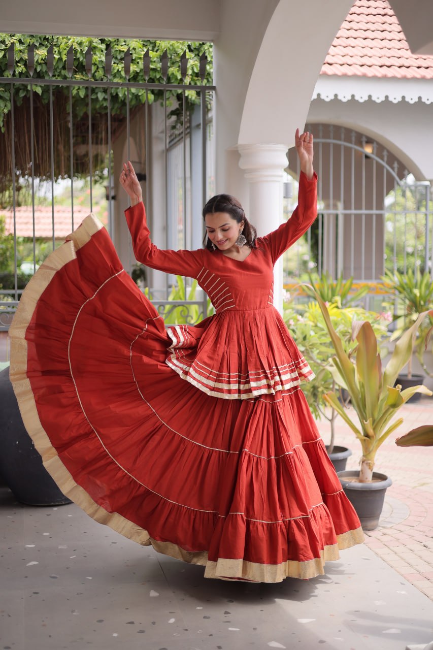 Premium Gota Patti Work Lehenga Choli for Festive & Wedding Wear