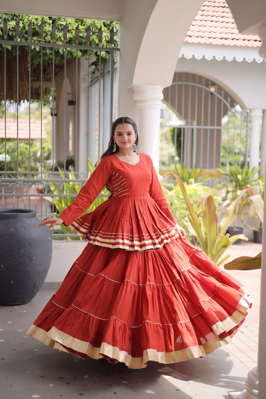 Premium Gota Patti Work Lehenga Choli for Festive & Wedding Wear