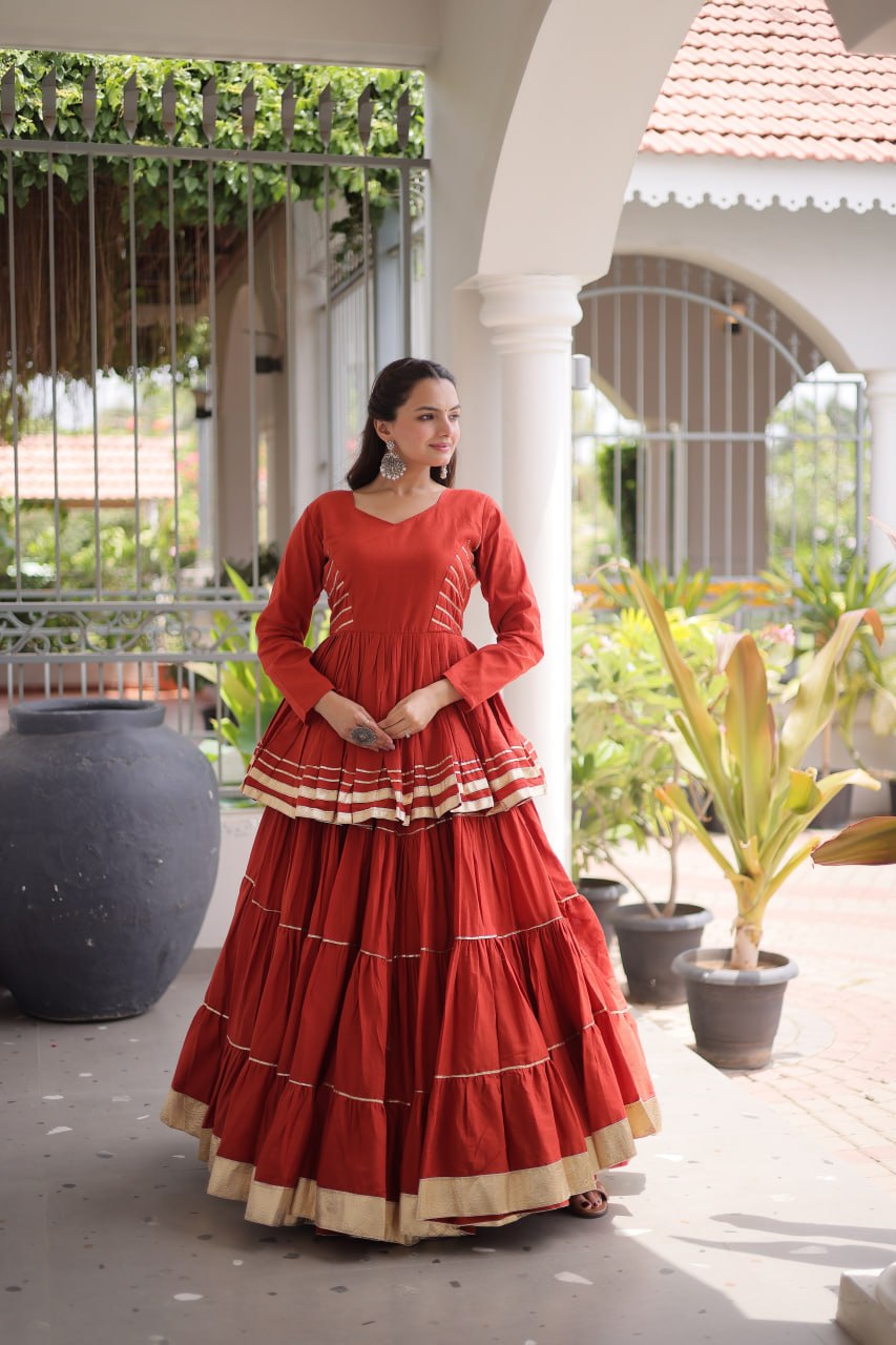 Premium Gota Patti Work Lehenga Choli for Festive & Wedding Wear