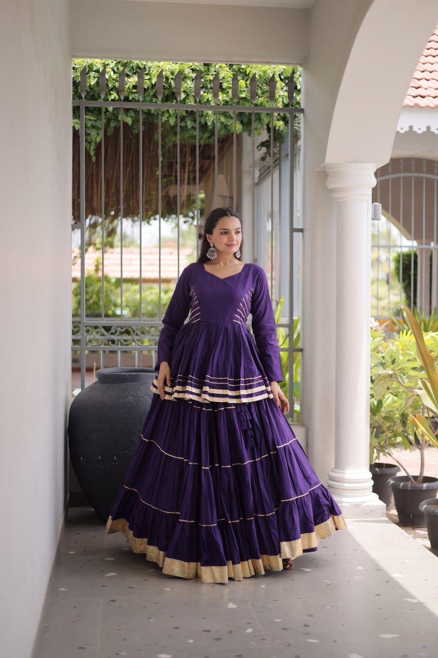 Premium Gota Patti Work Lehenga Choli for Festive & Wedding Wear