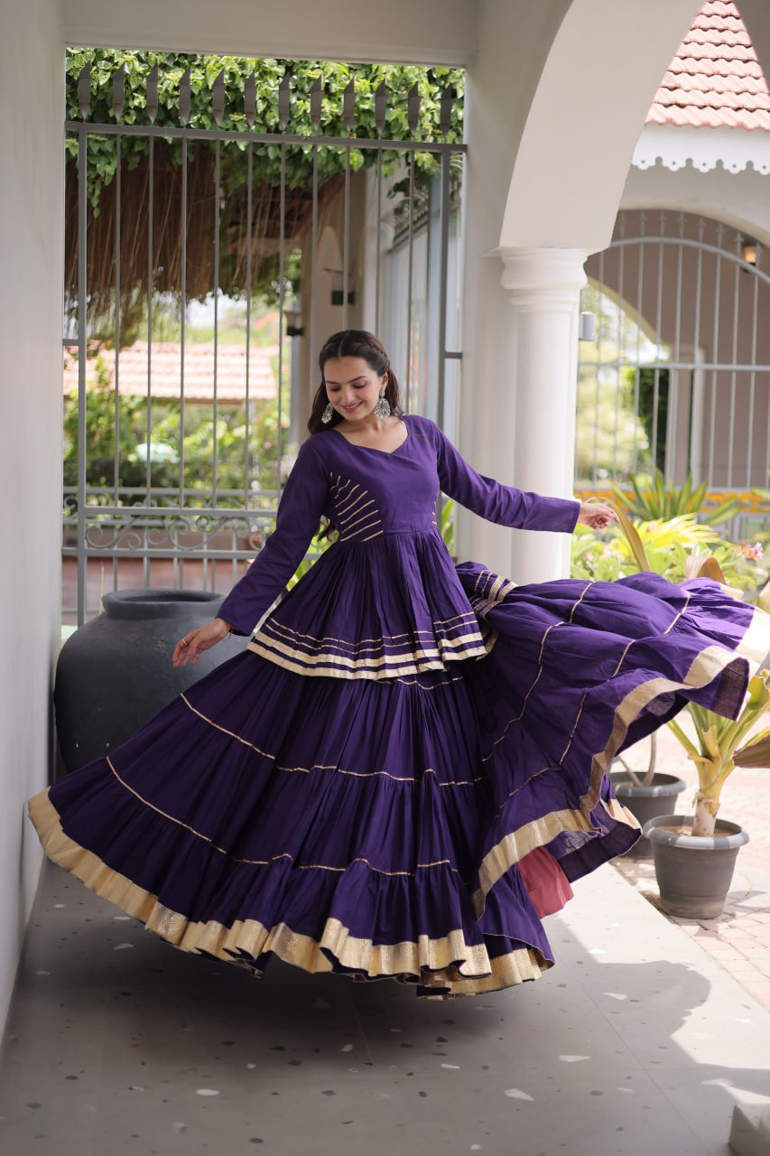 Premium Gota Patti Work Lehenga Choli for Festive & Wedding Wear