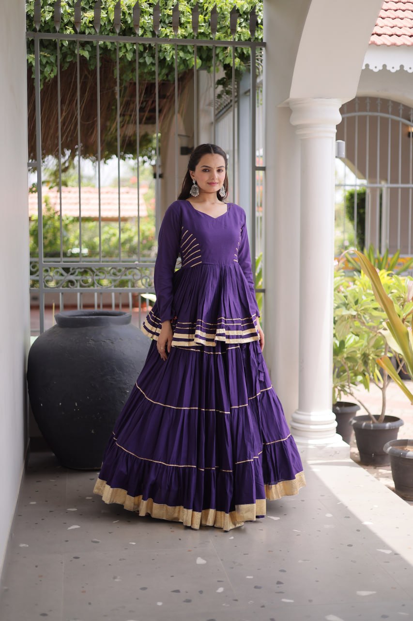 Premium Gota Patti Work Lehenga Choli for Festive & Wedding Wear