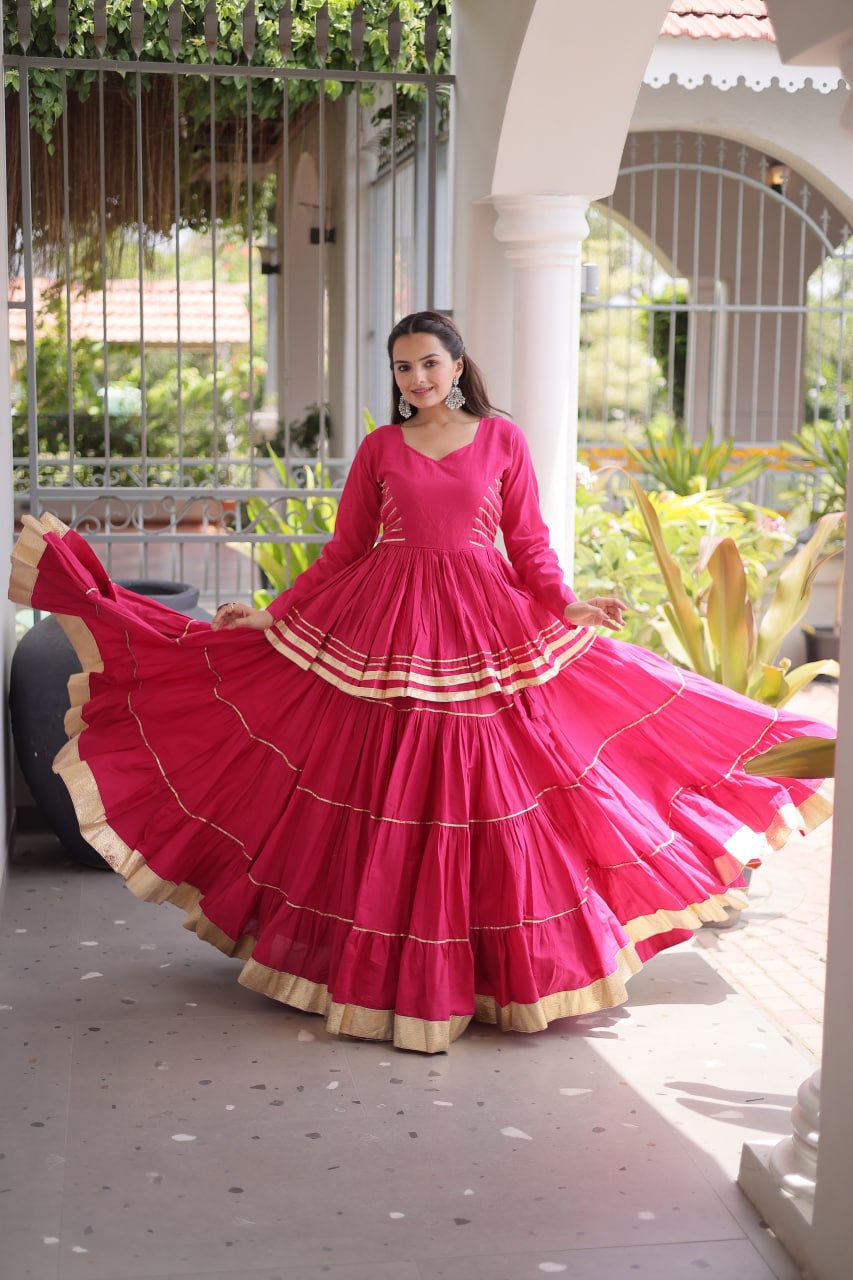Premium Gota Patti Work Lehenga Choli for Festive & Wedding Wear