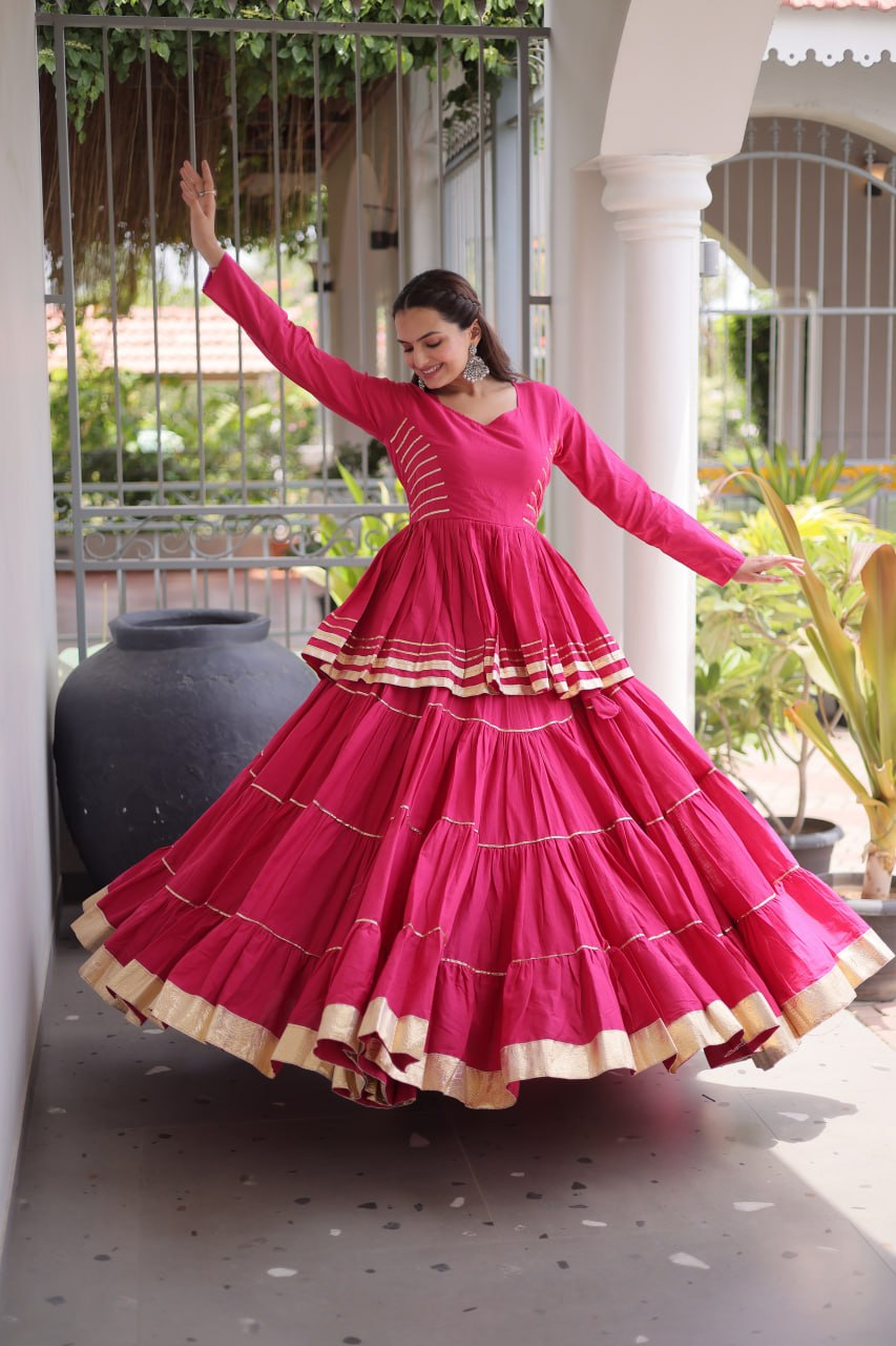 Premium Gota Patti Work Lehenga Choli for Festive & Wedding Wear