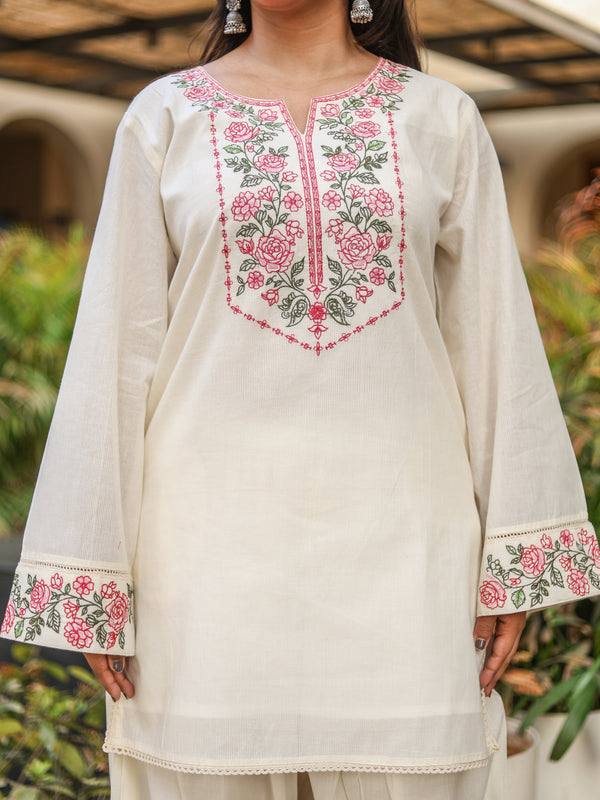 Designer Rakhi Special Khadi Cotton Co-ord Set | Ready to Wear