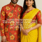 Couple saree set with matching blouse & kurta ##SR043