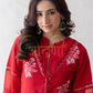 STRAIGHT FIT 3-PIECE SUIT WITH PRINTED DUPATTA ##SP099