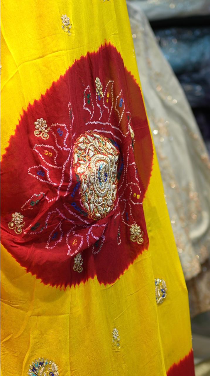 Rajasthani Traditional Pila Saree – Elegant Ethnic Style for Every Occasion
