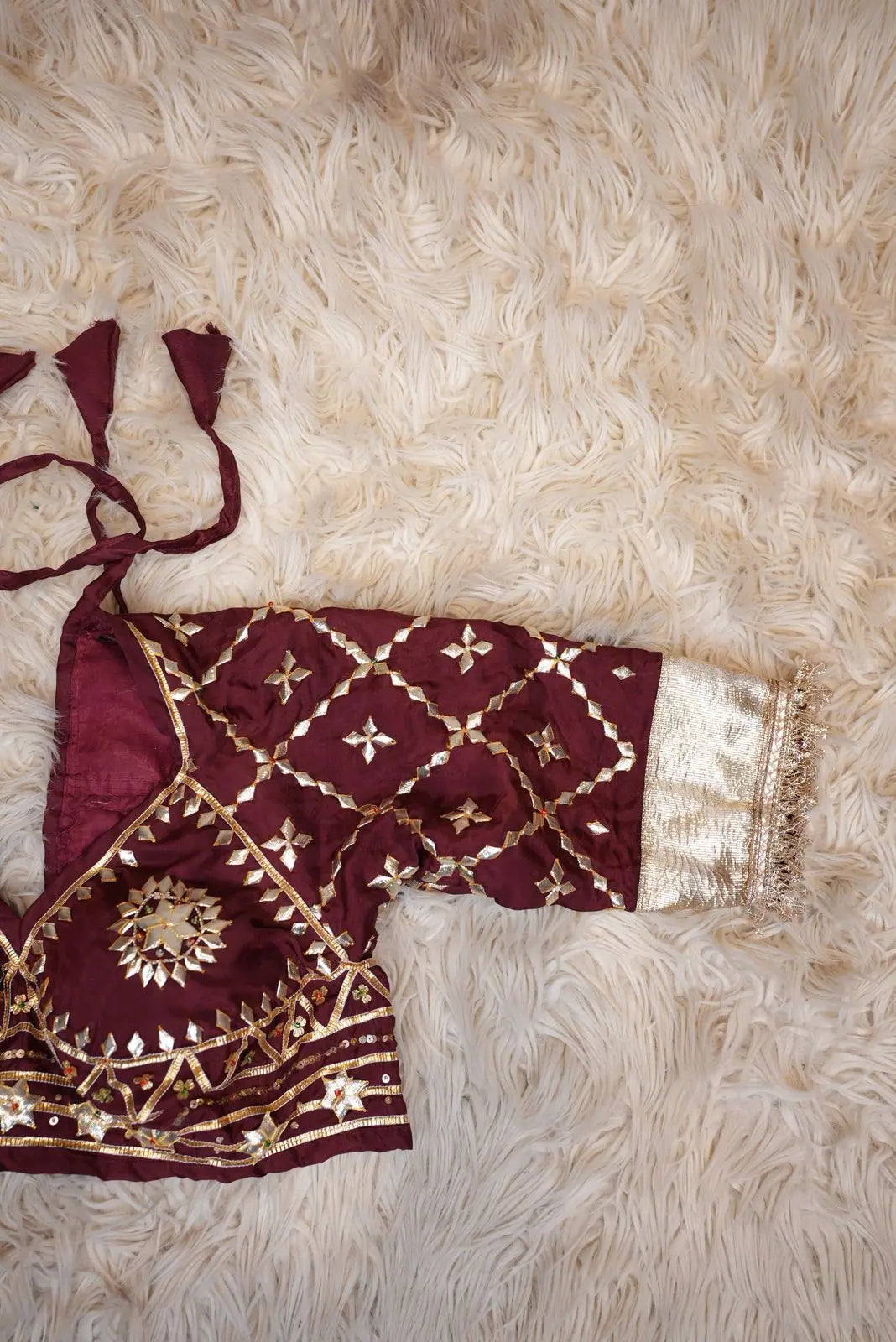 Rajasthani Aangi Blouse with Gota Patti Work