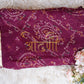 SUMMER SPECIAL BANDHANI SAREE WITH FOIL BORDER (WITHOUT BLOUSE) ##SR0175