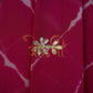 LEHRIYA AND MOTHADA DESIGN SAREE GOTA PATTI WORK WITH HEAVY BUTA AND PATCH  (WITH BLOUSE) ##SR0181
