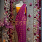 BUNDI BANDHEJ SAREE ON CHAMUNDA CHIFFON FABRIC WITH CUTDANA WORK   ##SR167