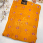 BUNDI BANDHEJ SAREE ON CHAMUNDA CHIFFON FABRIC WITH CUTDANA WORK   ##SR167