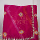 LAHRIYA SAREE WITH GOTAPATTI & CUTDANA WORK ON CHIFFON FABRIC   ##SR0172