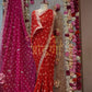 TREDITIONAL GOTAPATTI WORK BANDHANI SAREE WITH CHOTI BUTI   ##SR0153