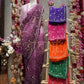 Georgette Fabric Bandhani Saree with Heavy Cutdana Handwork ##SR054