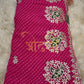 LEHRIYA AND MOTHADA DESIGN SAREE GOTA PATTI WORK WITH HEAVY BUTA AND PATCH  (WITH BLOUSE) ##SR0181