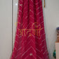 LEHRIYA AND MOTHADA DESIGN SAREE GOTA PATTI WORK WITH HEAVY BUTA AND PATCH  (WITH BLOUSE) ##SR0181