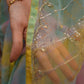 RAJASTHANI PACHRANGI LEHRIYA SAREE WITH CUTDANA WORK ON GEORGETTE FABRIC   ##SR0201