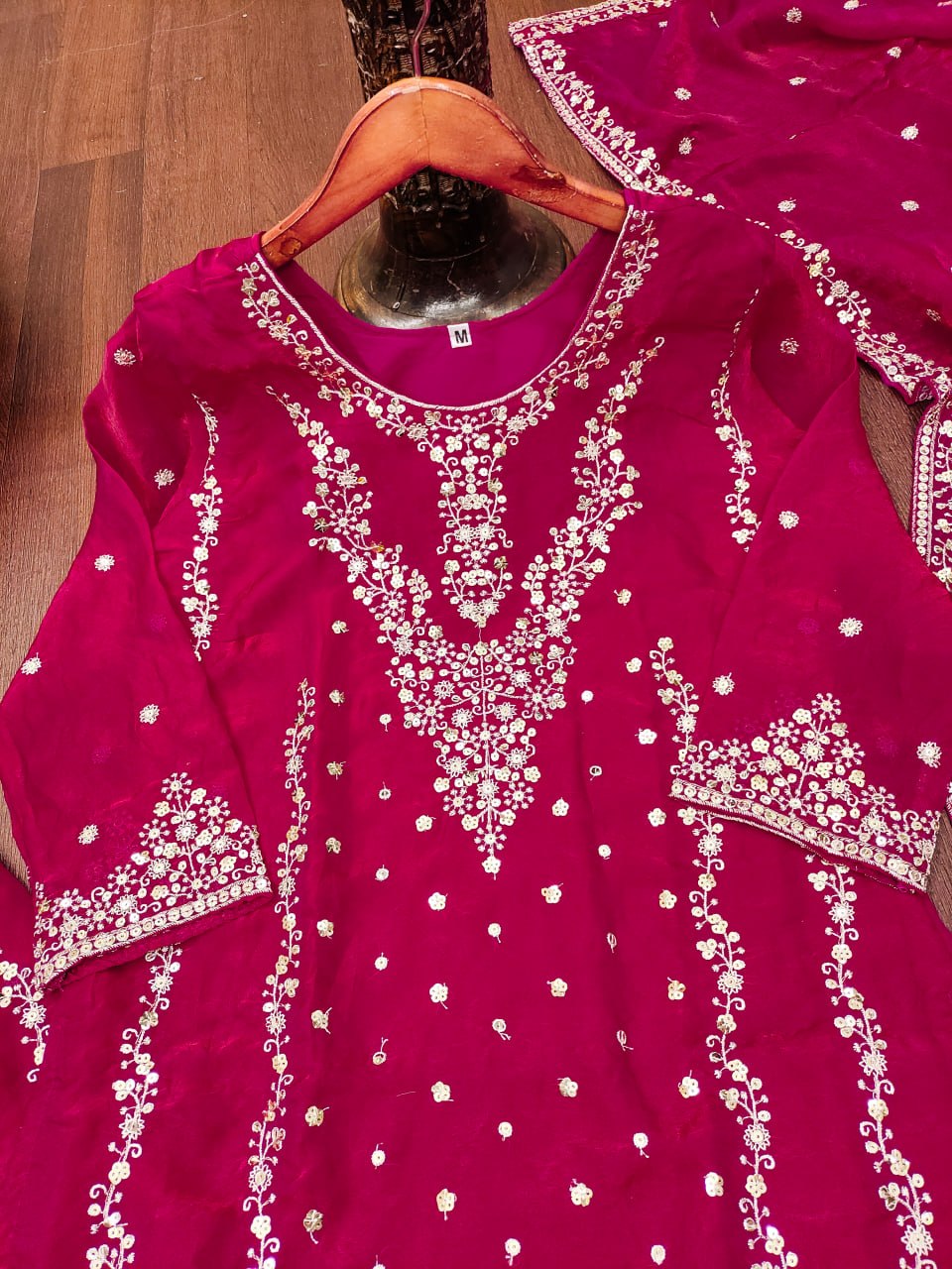 New Designer Embroidered Fendy Sharara Suit